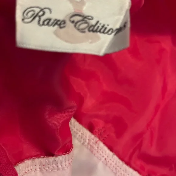 Rare Editions Vibrant Pink And Green Floral Dress Size 6 - Picture 14 of 15